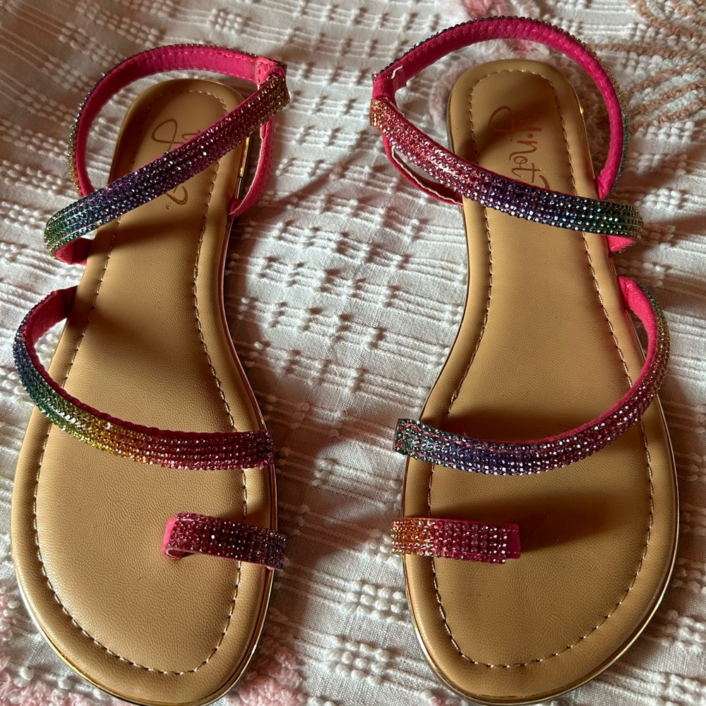 Women’s beaded sandals size 7.5